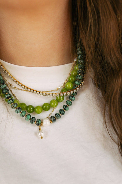 Tidal Pearl Beaded Necklace