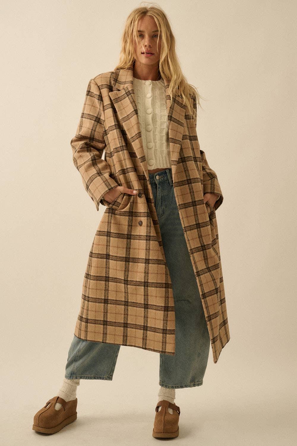 Plaid Overcoat