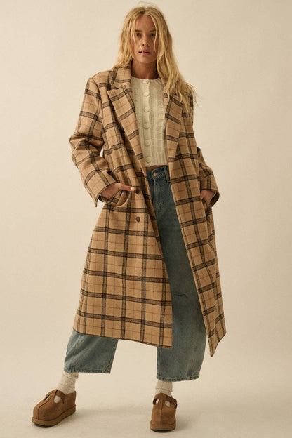 Plaid Overcoat