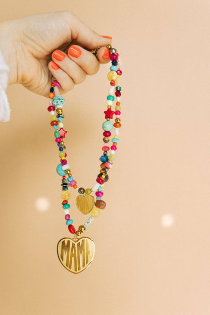 MAMA Beaded Necklace