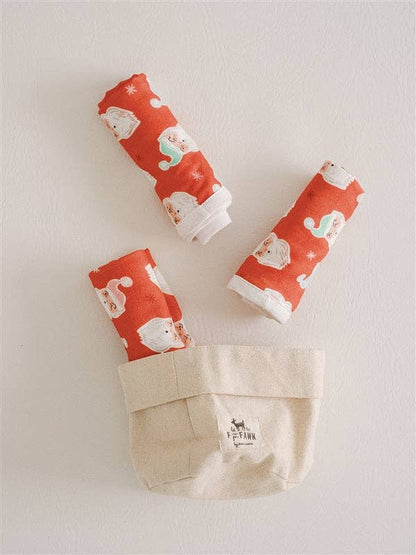 Santa Burp Cloths