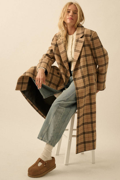 Plaid Overcoat