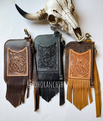 Keychain Leather Wallet