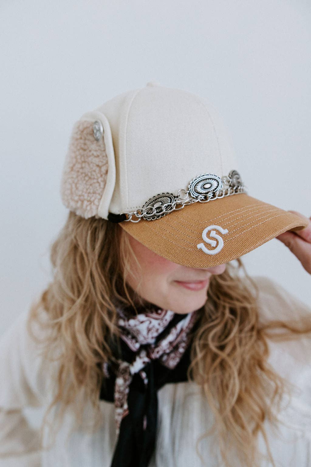 Prairie Pearl Earflap Trapper Hat