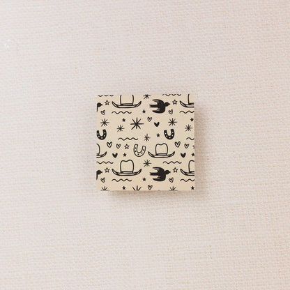 Happy Little Howdy Magnetic Bookmark