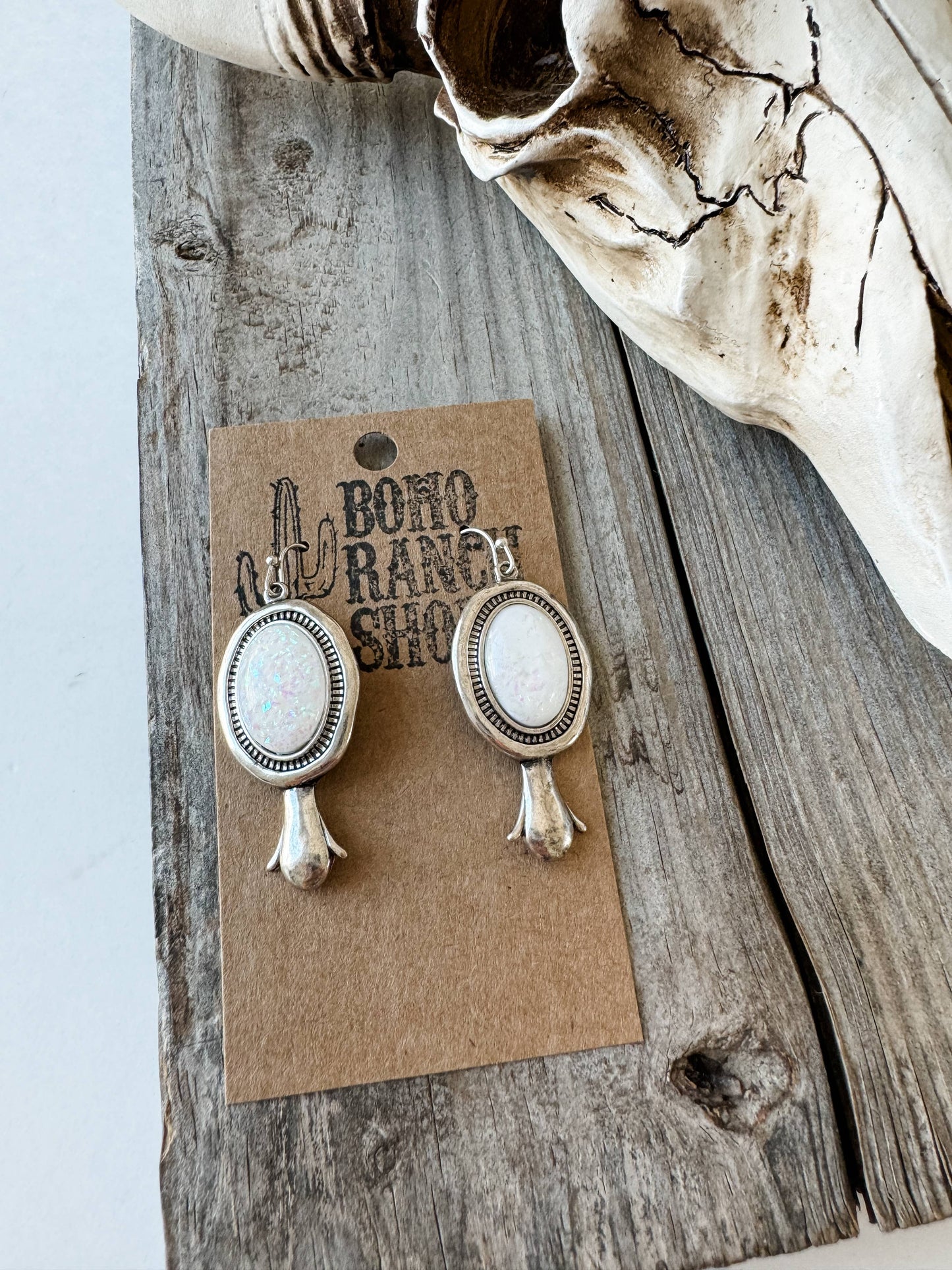 Opal Dangle Earrings