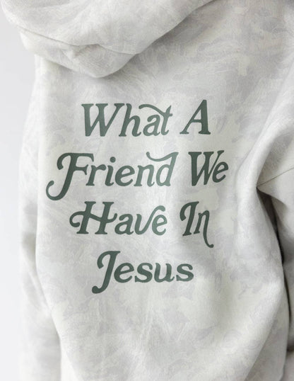 Friend in Jesus Camo Kids Hoodie