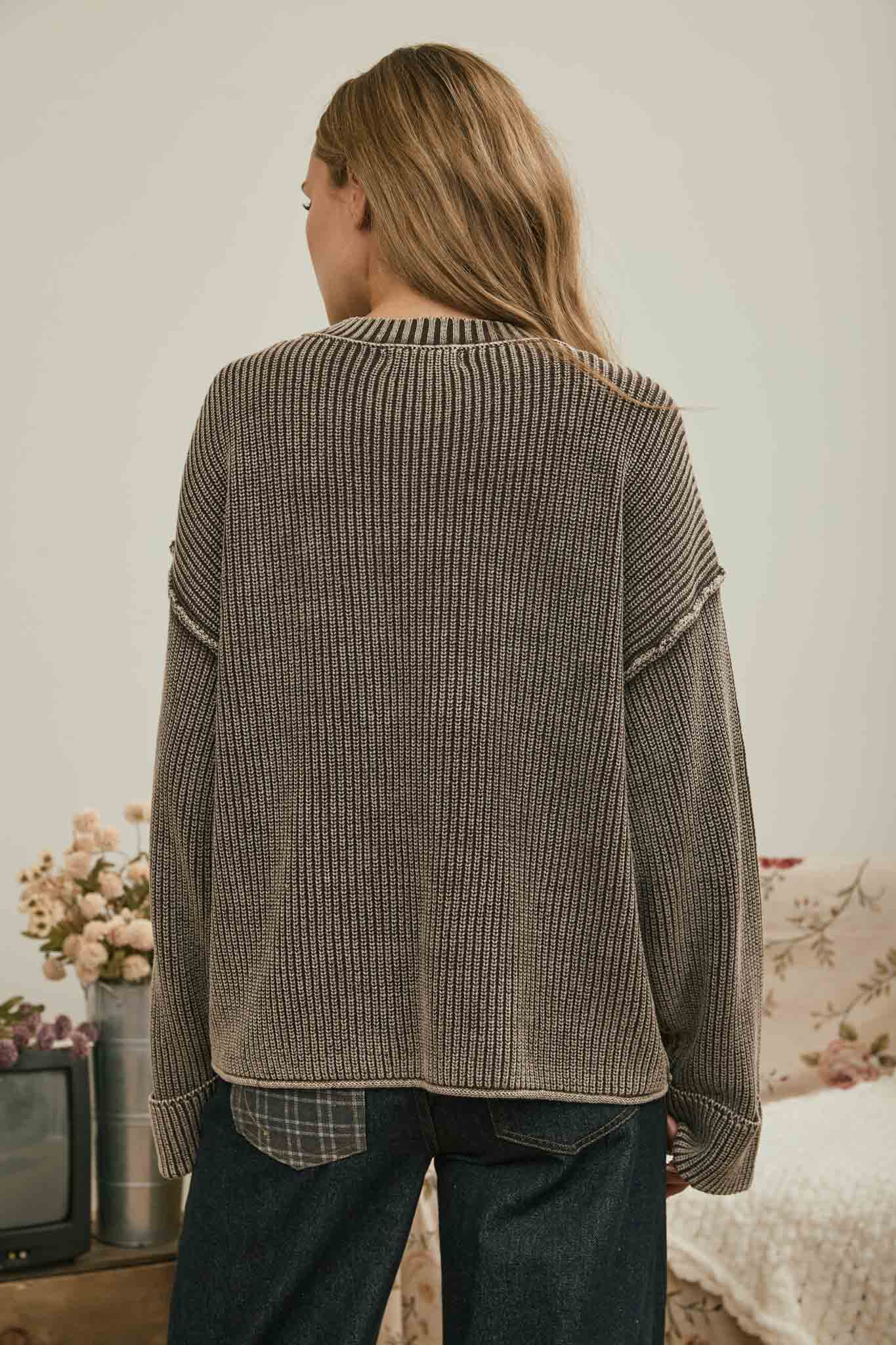Ribbed Cotton Sweater