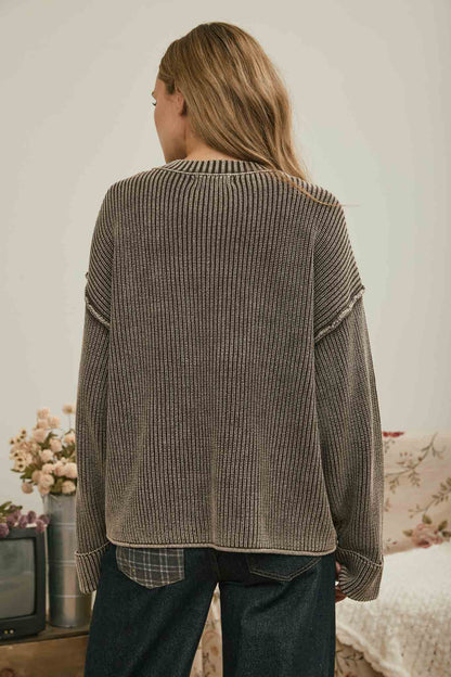 Ribbed Cotton Sweater