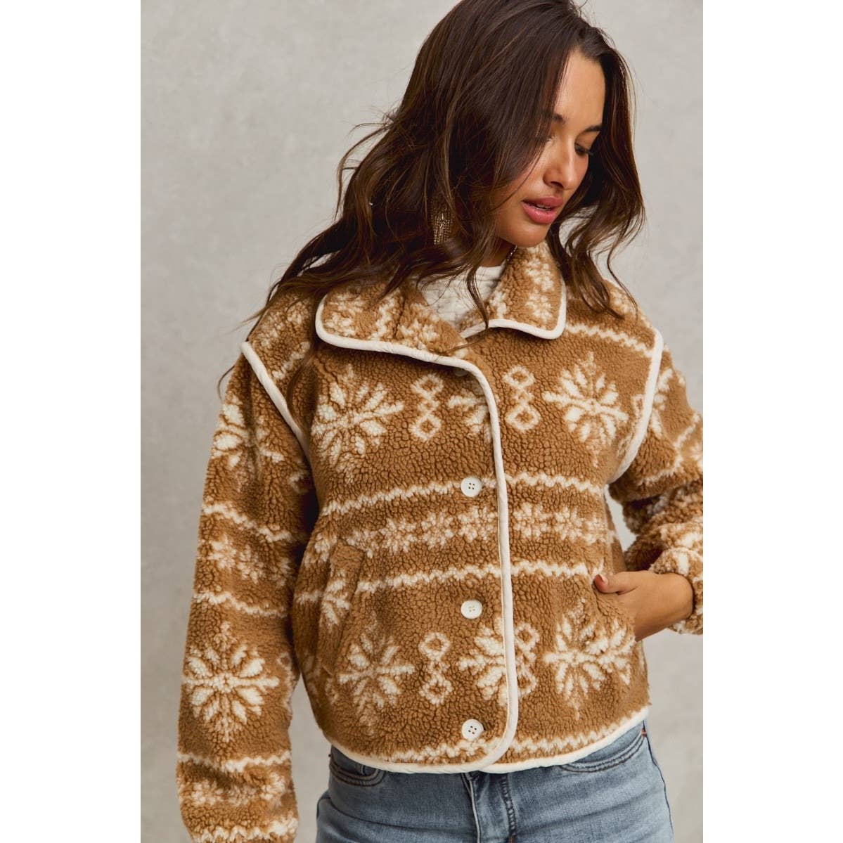 Sherpa Fair Isle Jacket