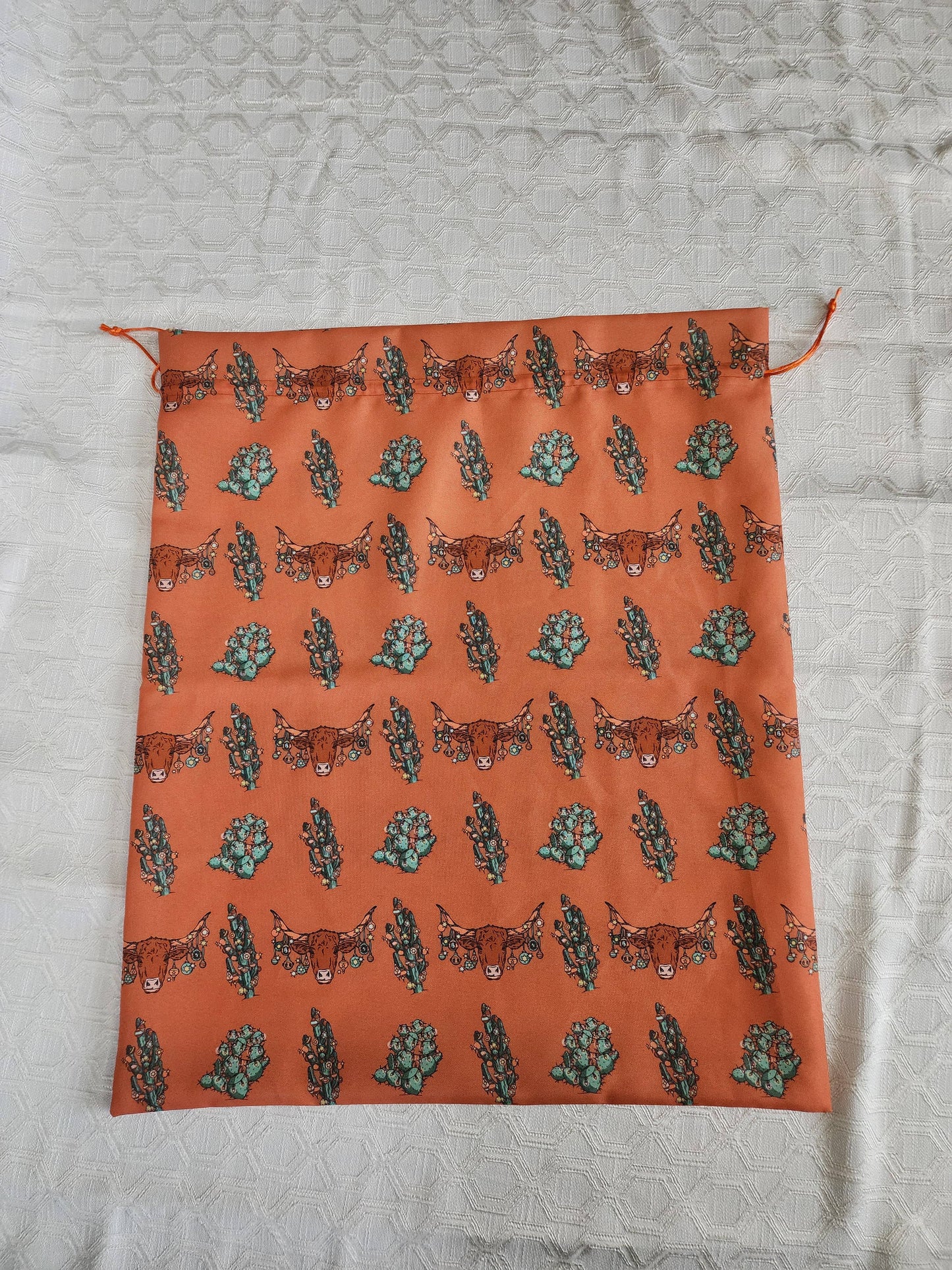 Orange Longhorns Reusable Gift Bag