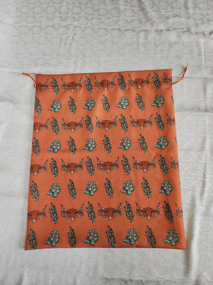 Orange Longhorns Reusable Gift Bag