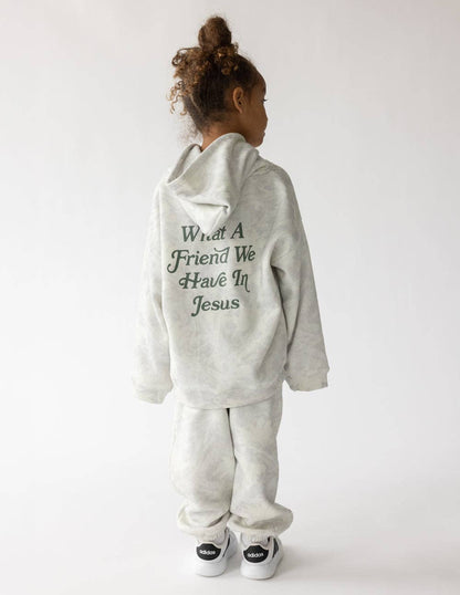 Friend in Jesus Camo Kids Hoodie