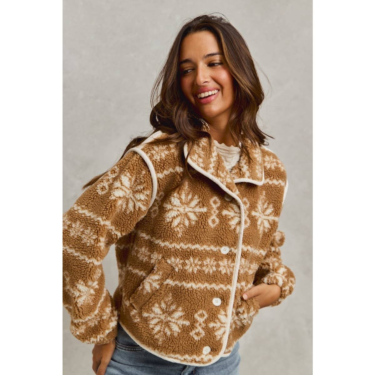 Sherpa Fair Isle Jacket