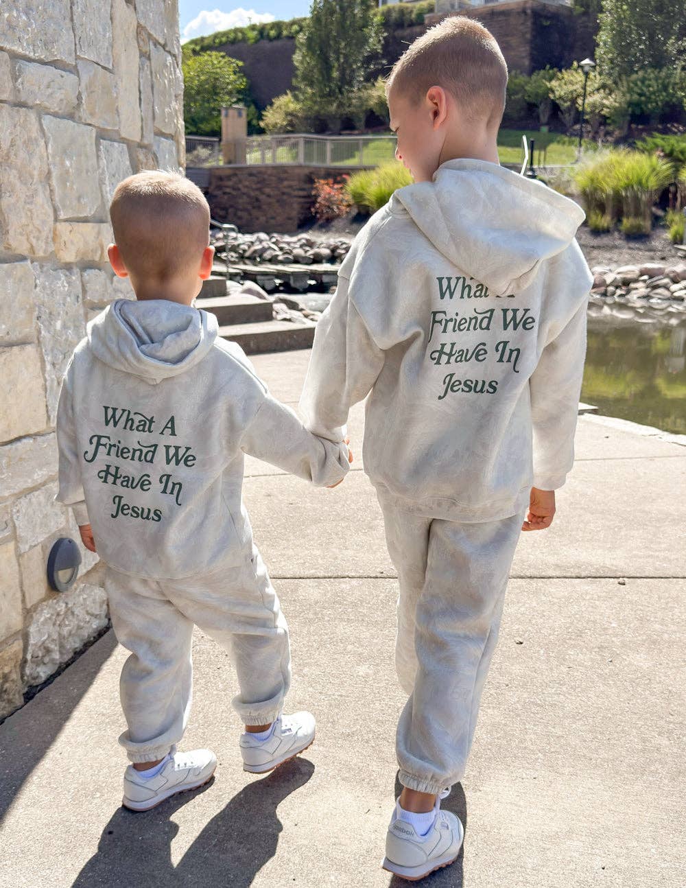 Friend in Jesus Camo Kids Hoodie
