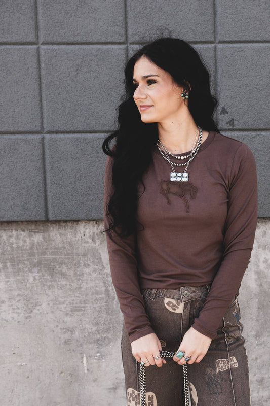 Buck Out Long sleeve Top