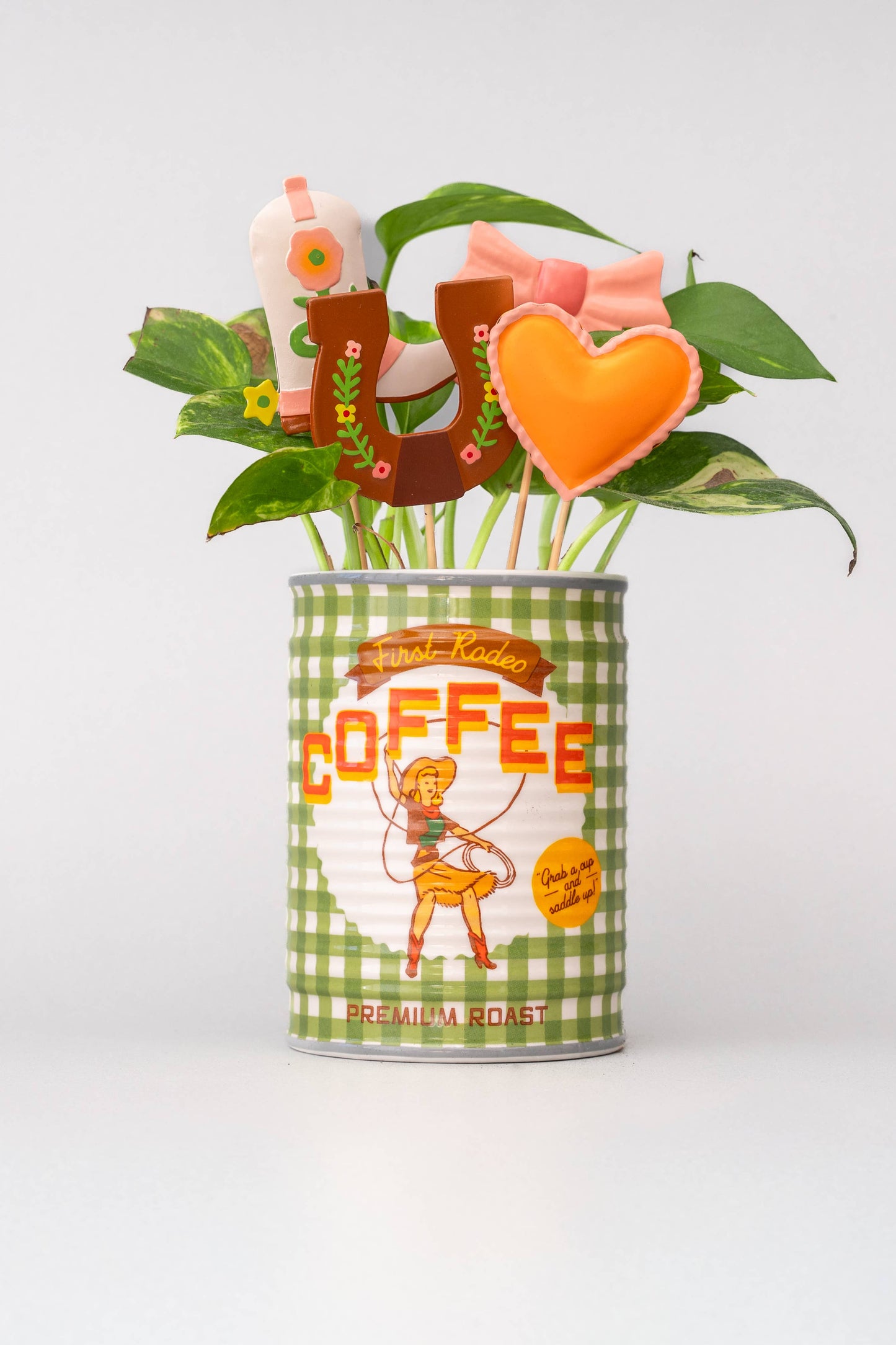 Cowgirl Plant Stakes