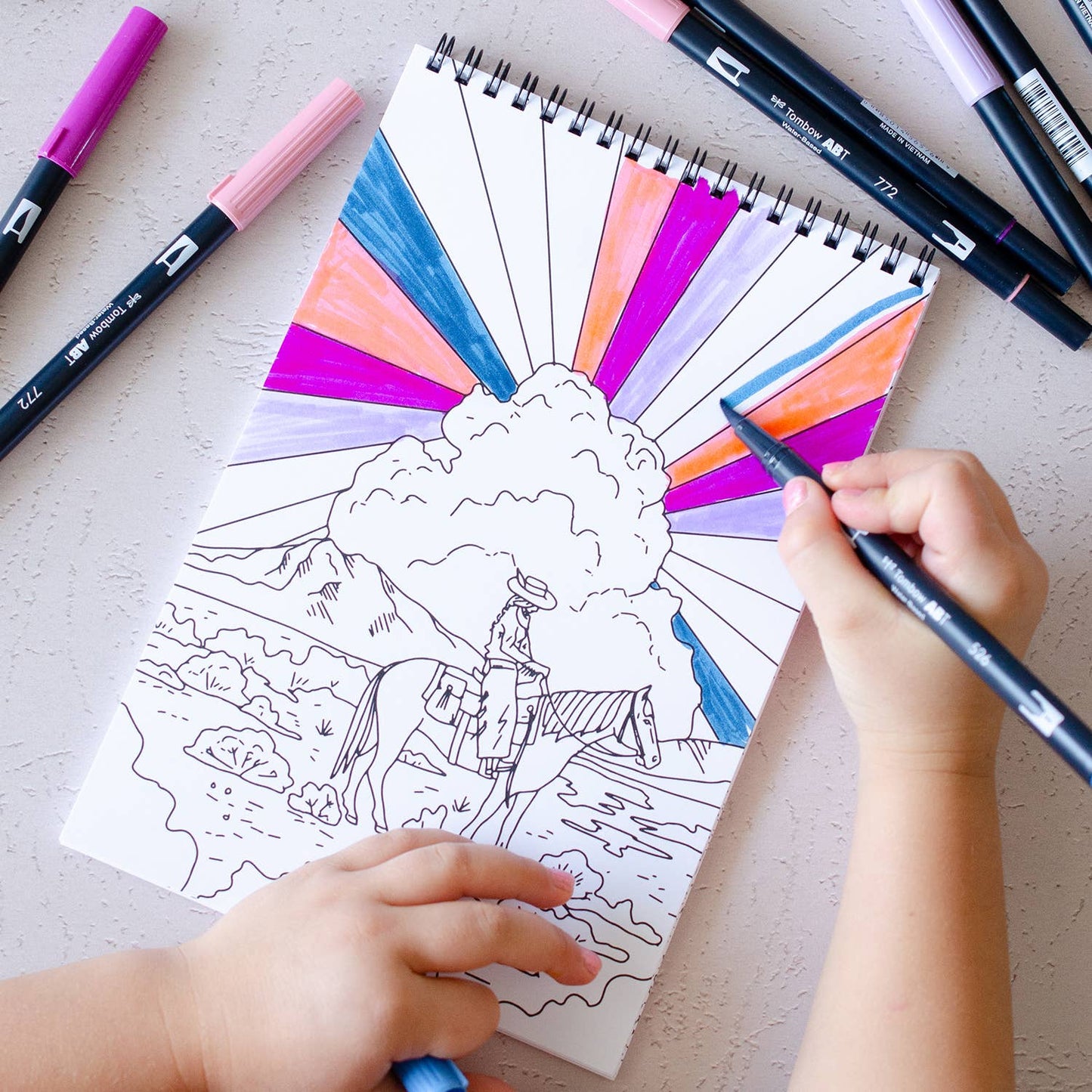 Cosmic Cowgirl Coloring Book