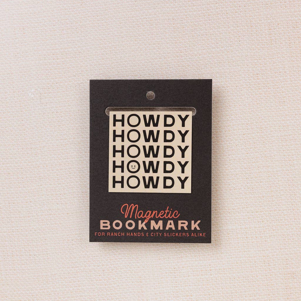 Happy Little Howdy Magnetic Bookmark