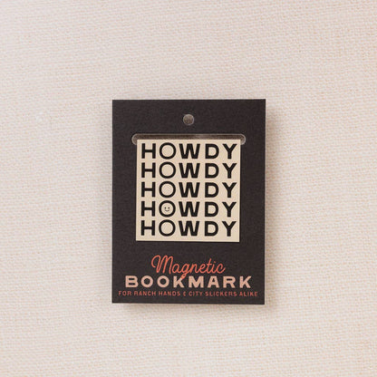 Happy Little Howdy Magnetic Bookmark