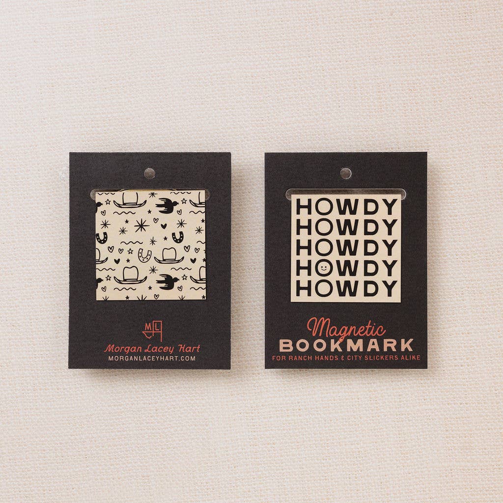 Happy Little Howdy Magnetic Bookmark