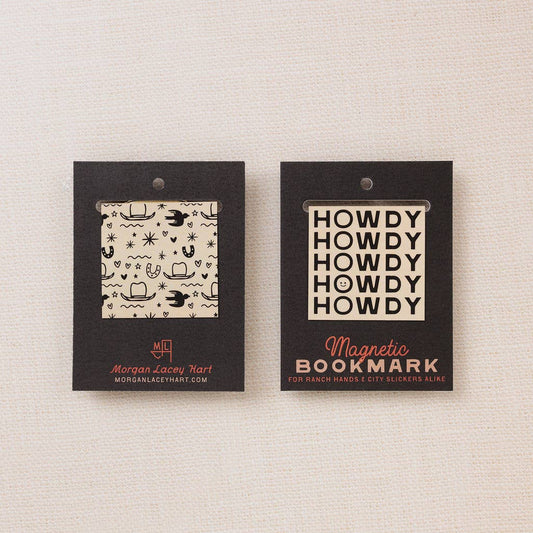 Happy Little Howdy Magnetic Bookmark