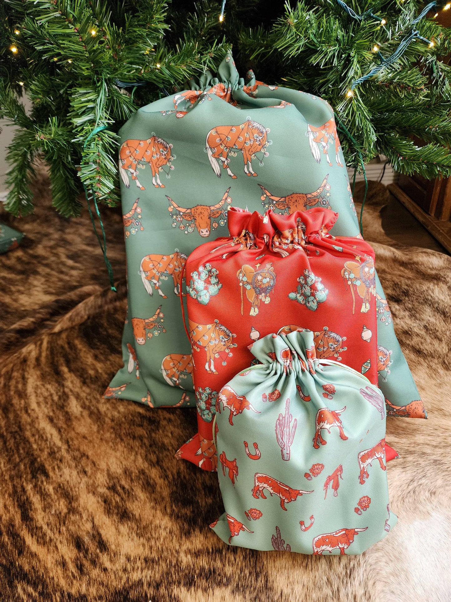 Longhorns & Ponies Reusable Gift Bag