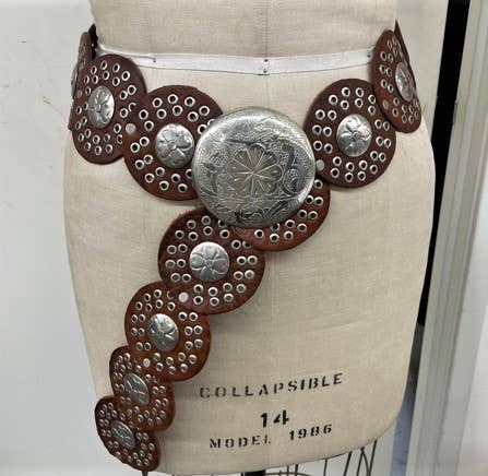 Dark Brown Disc Belt