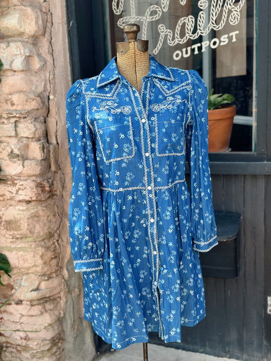 Floral Shirt Dress