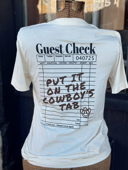 Guest Check Tee