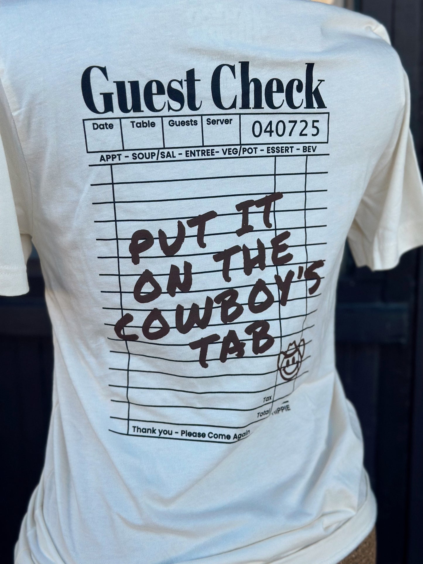 Guest Check Tee