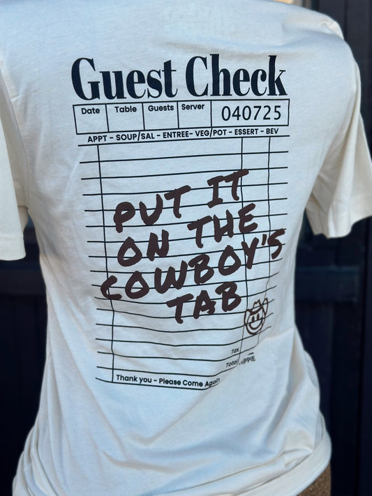 Guest Check Tee