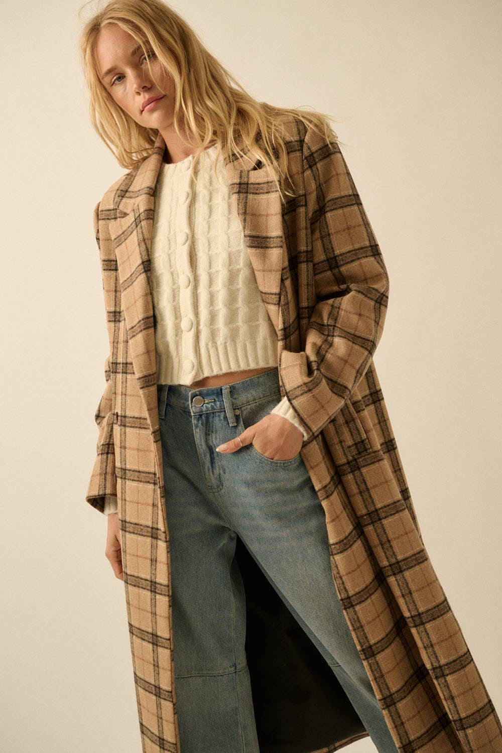 Plaid Overcoat