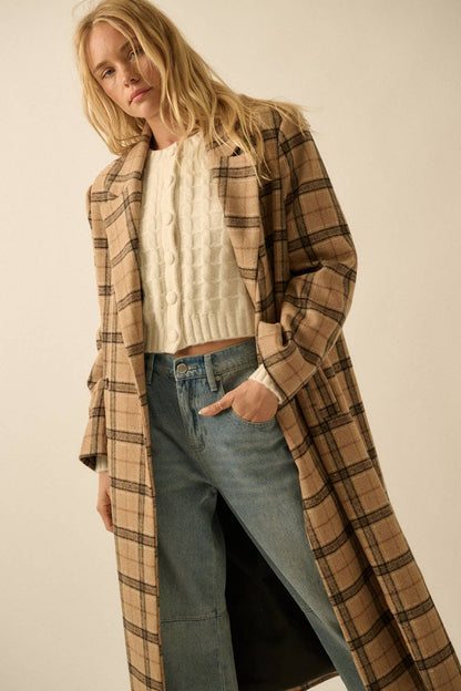 Plaid Overcoat
