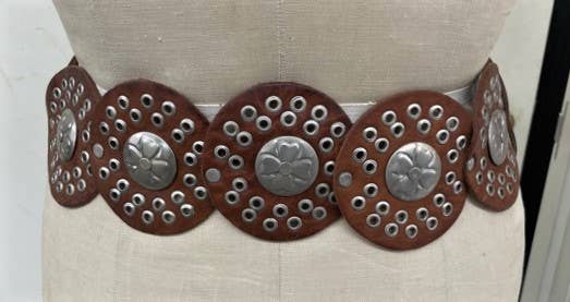 Dark Brown Disc Belt