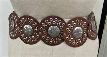 Dark Brown Disc Belt