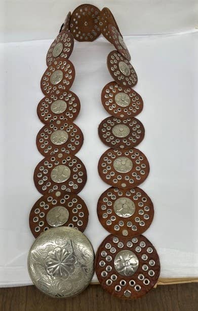 Dark Brown Disc Belt