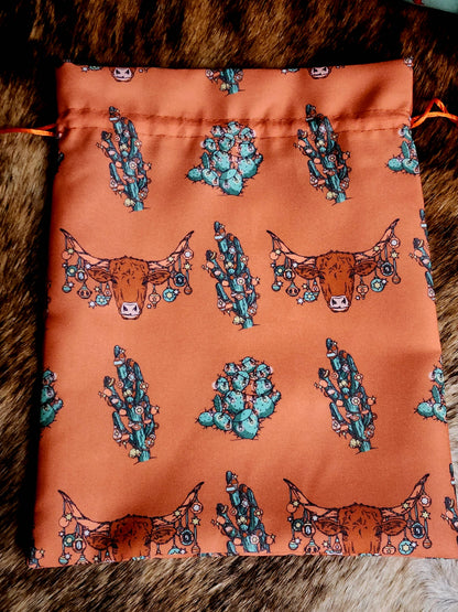 Orange Longhorns Reusable Gift Bag