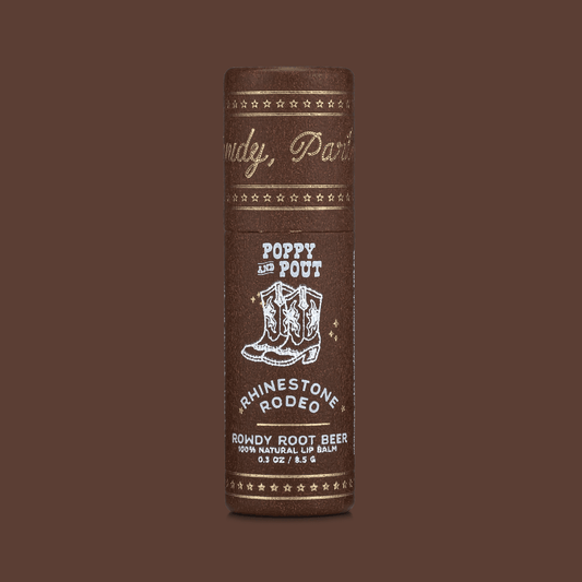 Poppy & Pout Rowdy Rootbeer Lip Balm