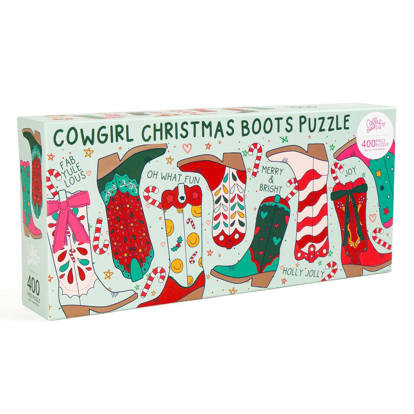 Christmas Cowgirl Boots Puzzle