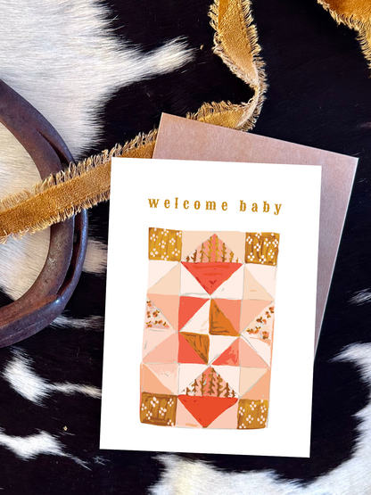Welcome Baby Card