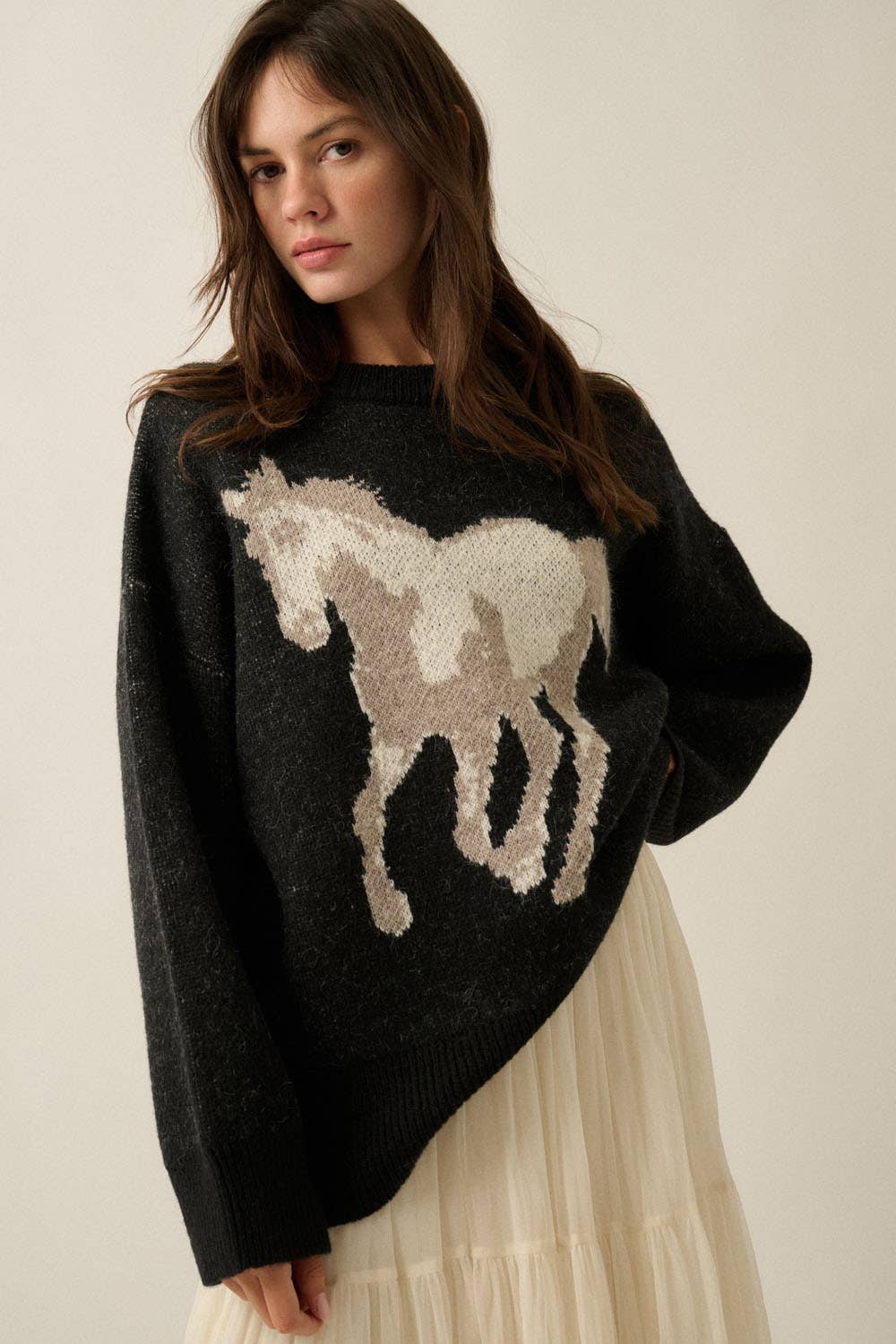 Horse Jacquard Sweater