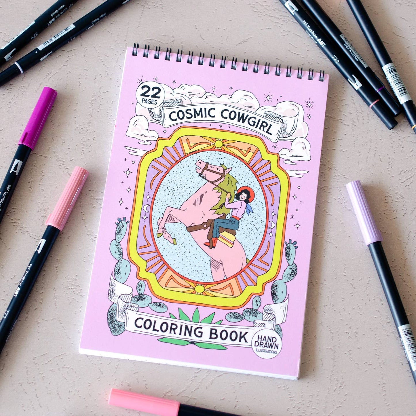 Cosmic Cowgirl Coloring Book