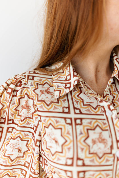 Medallion Blouse