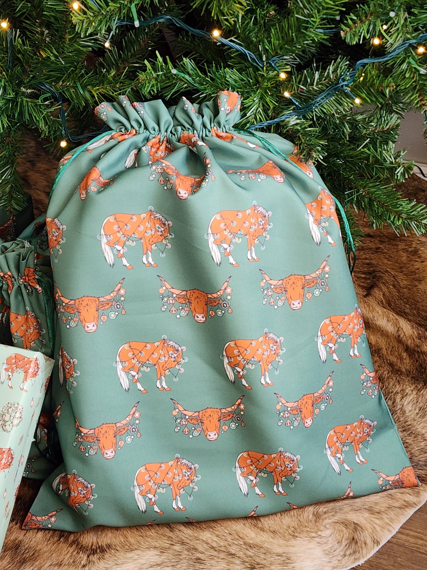 Longhorns & Ponies Reusable Gift Bag