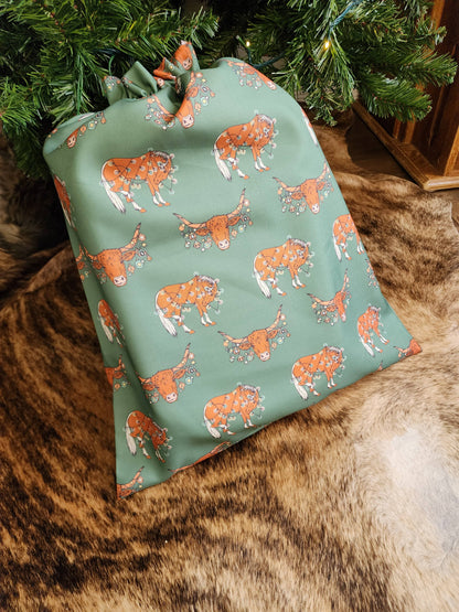 Longhorns & Ponies Reusable Gift Bag