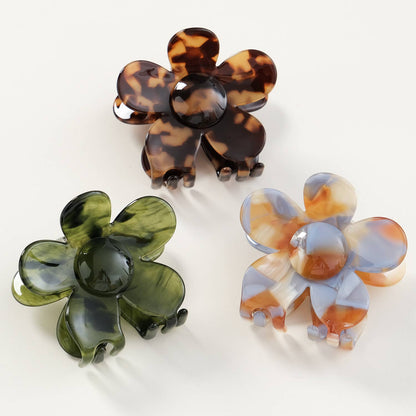 Western Flower Claw Clip