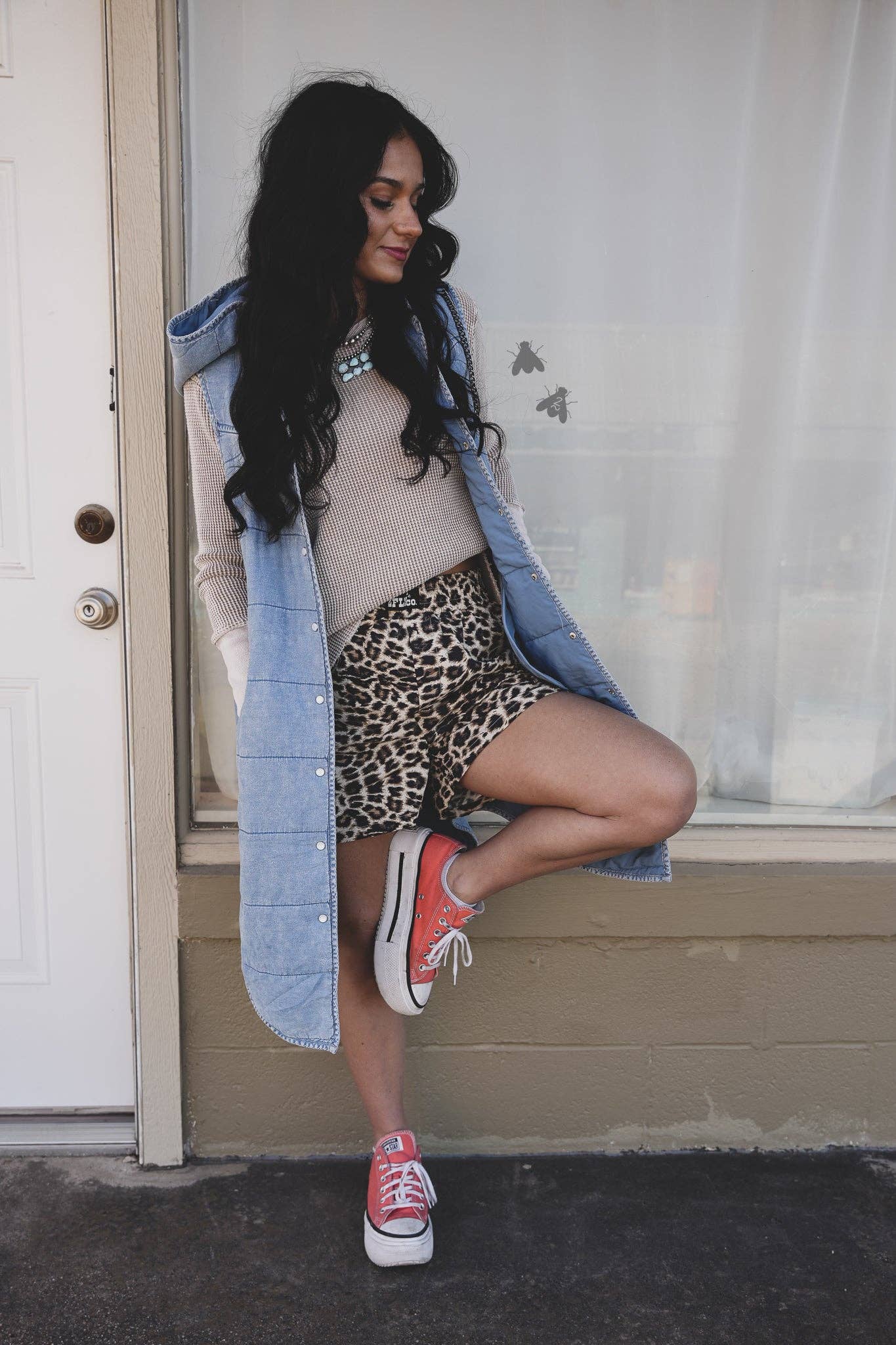 Quincy Quilted Denim Vest