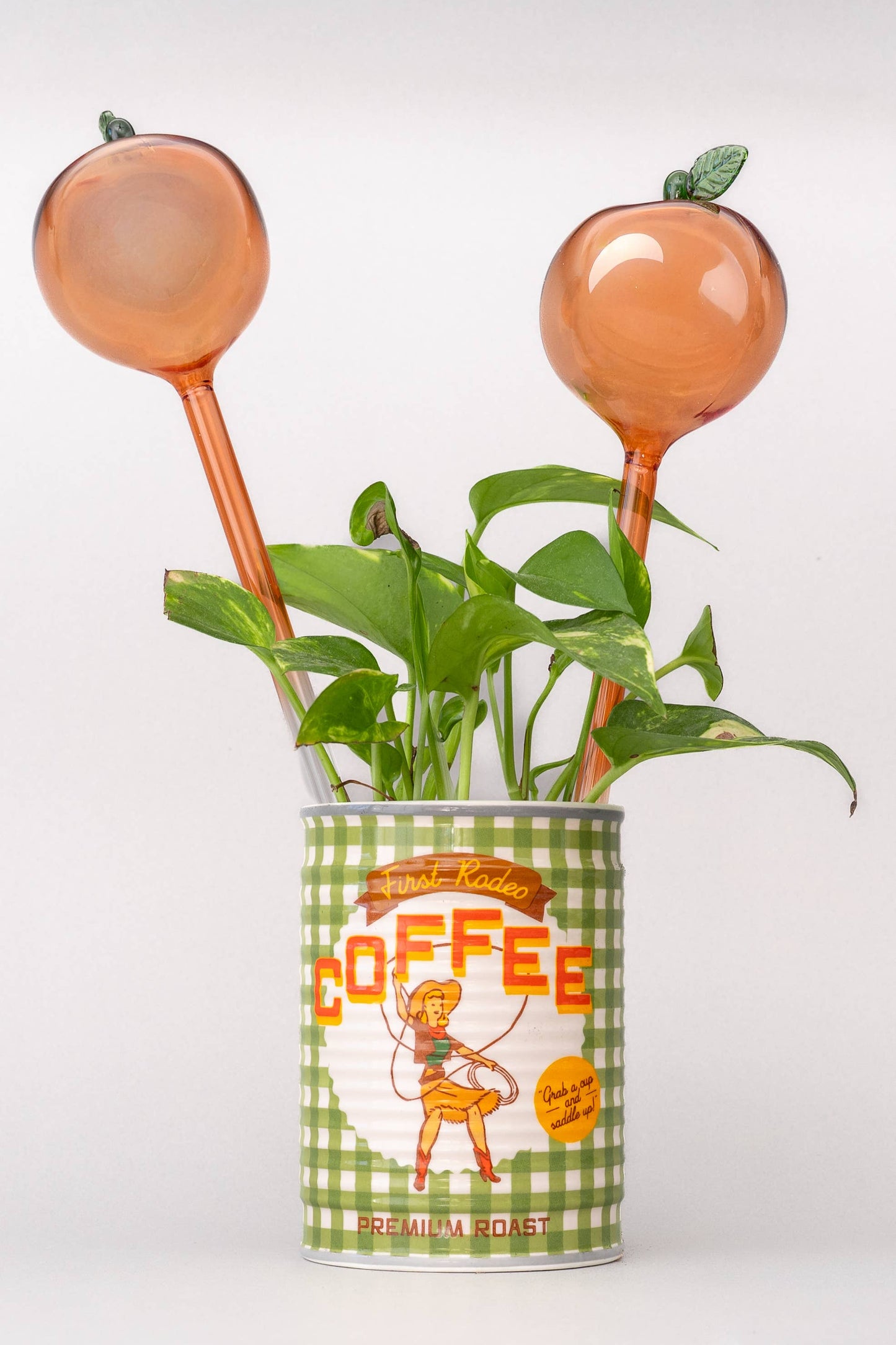 Peach Watering Globe