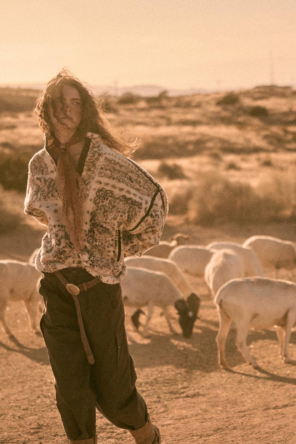 Paisley Sherpa Half Zip